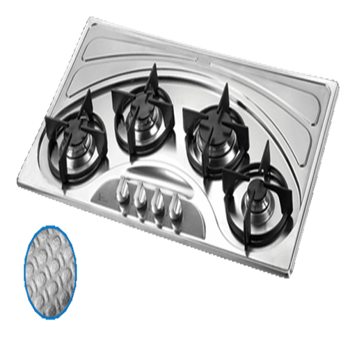 گاز صفحه ای استیل آجردار چهار شعله اخوان